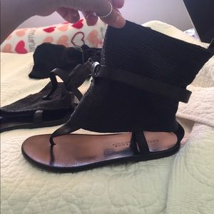 wrap around ankle sandals